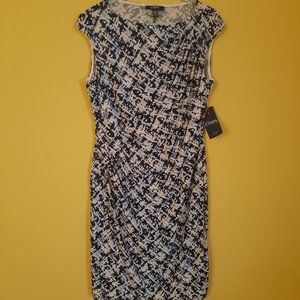 Blue and White Chaps Dress